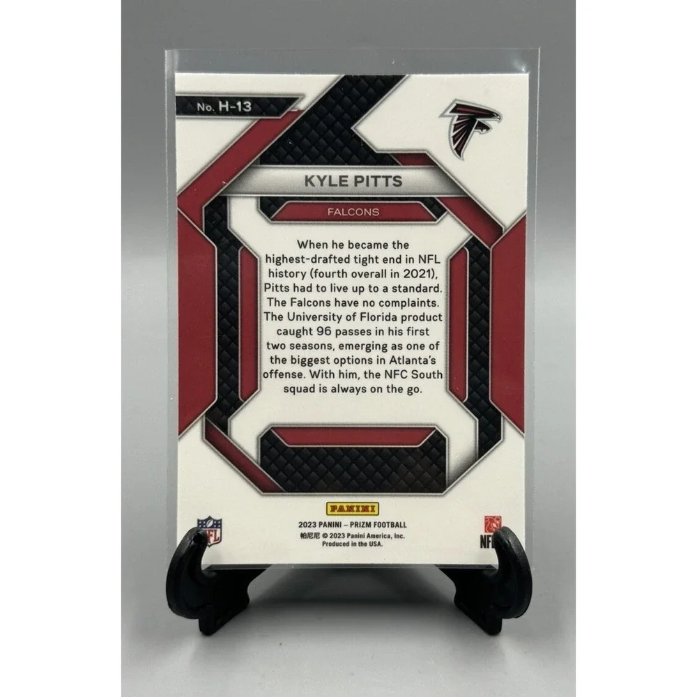 2023 Panini Prizm Emergent #H-13 KYLE PITTS Atlanta Falcons Insert‎